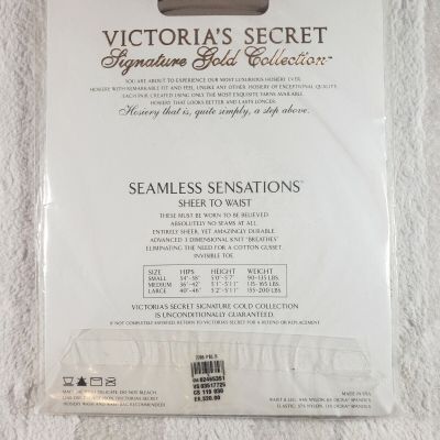 VTG Victorias Secret Signature Gold Collection Seamless Sensations Pebble Small
