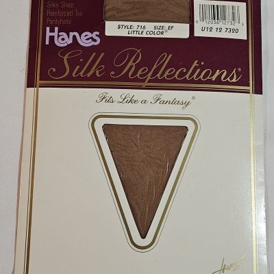 Hanes Silk Reflections~1 Pair Silky Sheer Pantyhose~