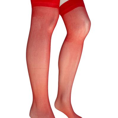Plus Size Sheer Stockings Classic Thigh High Hosiery Womens Size OSPlus