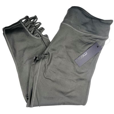 Mono B Plus Workout Leggings | Capri Length | 1XL | NEW with Tags | Olive Green