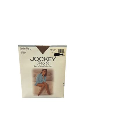 Vtg Jockey For Her Non Control Top Pantyhose Warm Beige Small-Tall Style 1950