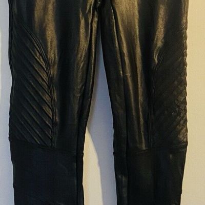 Spanx Size S Faux Leather Leggings for Women - Black