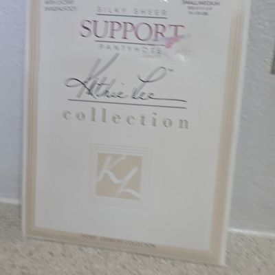 Vintage Kathie Lee  Collection Sheer  Support Control Top Pantyhose Suntan S/M