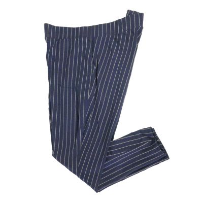 Torrid Womens Size 3 Black Striped Full Length Premium Leggings Pants Plus