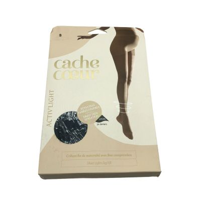 Cache Coeur Maternity Pantyhose Tights Activ'light Black S