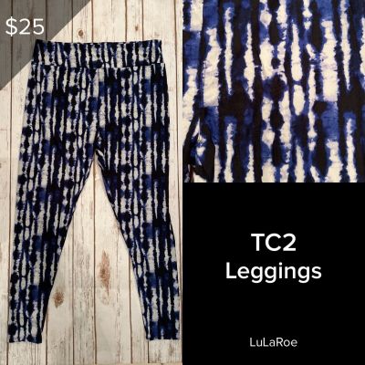 LuLaRoe NEW Leggings TC2 (Tall & Curvy 2) Buttery Soft Sz 18+ Tye Dye