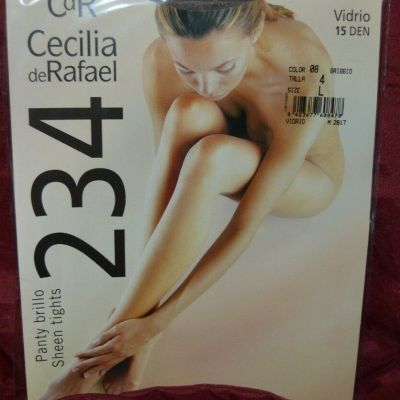 CDR Cecilia De Rafael VIDRIO GLOSS #234 Tights STW off-black Pantyhose LARGE G26
