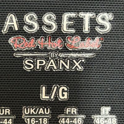Assets by Spanx Women's Black Leggings   Sz L