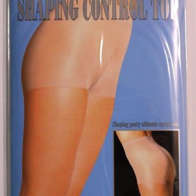 Leg Avenue 0801 Shaping Control Top Support Pantyhose fits 5’-5’8” 100-165lbs