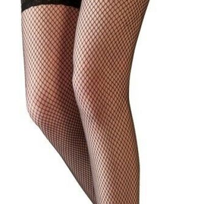 STOCKINGS STAY-UP PLUS SIZE GERMANY FISHNET 4