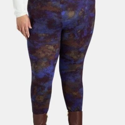 Terra & Sky  NEW?Woman's PLUS Ankle legging's size 4X~Black/brown/blue random