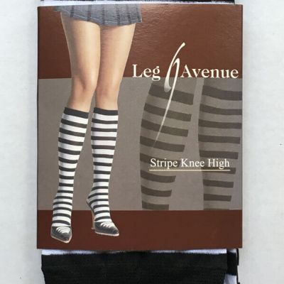 Leg Avenue Stripe Knee High Stockings (5577)