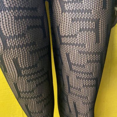 Fashion Sheer “FF” Style Tights Light Weight New Years Party Model One Size New