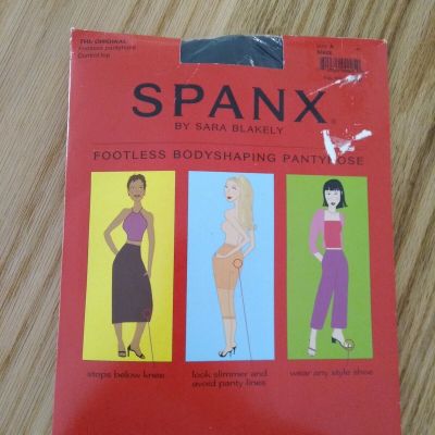 Spanx Sara Blakely Footless Body Shaping Pantyhose Control Top Black Sz A Small