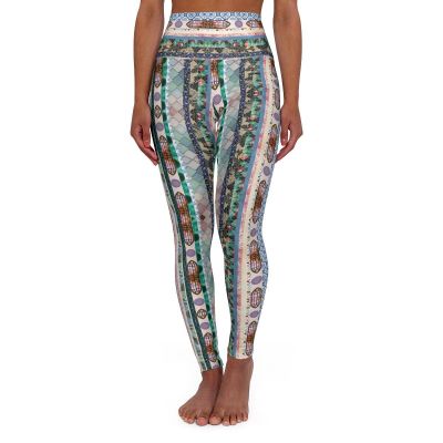 Boho 70's Style Yoga Pants by Ntrensik Designs - Premium Stretch Comfort Fabric