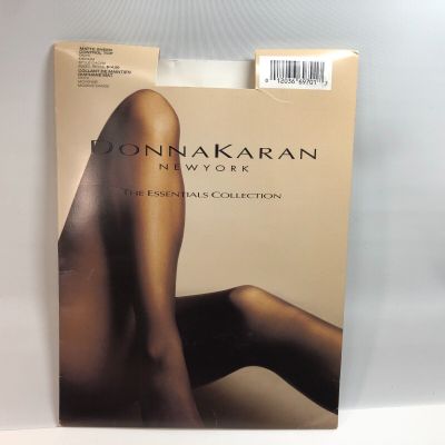 Donna Karan Control Top Pantyhose Med Essentials Collection Onyx Matte Sheer NWT