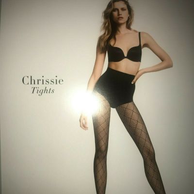 Wolford Chrissie Tights Size: Small  Color: Noisette 19219 - 05