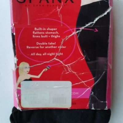 Spanx Tight End Tights  Comfortable Tummy And Thigh Shaping Size D, Very Black