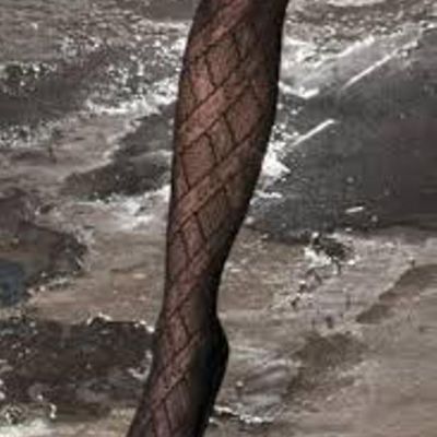 New TRASPARENZE Ciak Diamond  Design Black Pantyhose L Size  Hosiery Tights