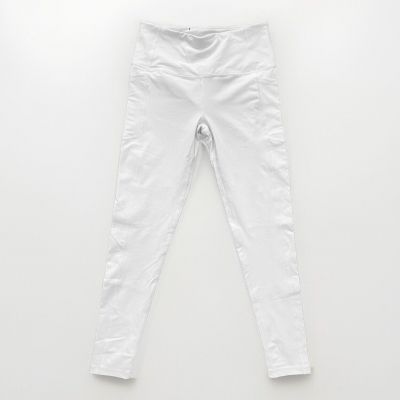 Victorias Secret Knockout Sport Leggings Medium White Pull On Workout Yoga Gym