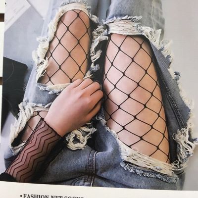 Black Fishnet stockings New with Tags ONE SIZE