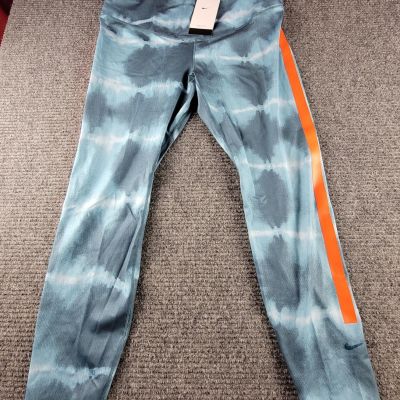 Nike One Womens Leggings Luxe Mid Rise Training Green Sz 1X Msrp$100 NWT