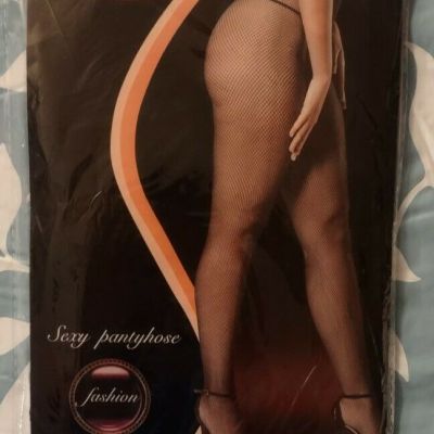 Black Fishnet Stockings Pantyhose Net Pattern Sock Fashion Women Ladies Big Mesh