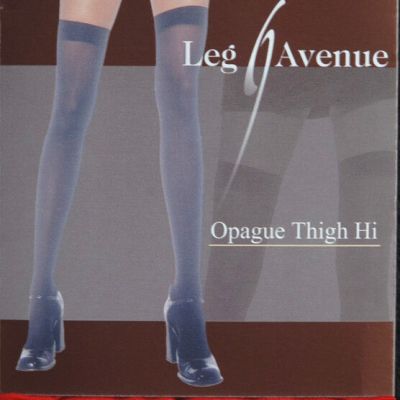 Leg Avenue Fashion Opaque Red Thigh High Stockings One Size