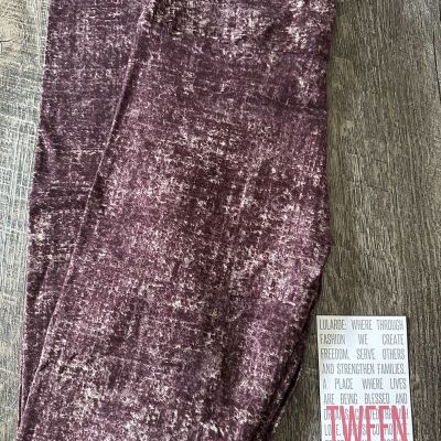 NEW RELEASE Lularoe Leggings Size Tween Beautiful Heathered Print
