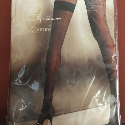 Pierre Mantoux Stay-Up Stockings “Couture” Nude Sz I/Small Italy Sealed Package