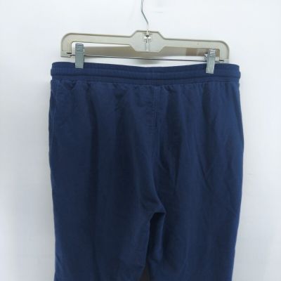 women jogger size medium blue tempered sweatpants pockets Running workout