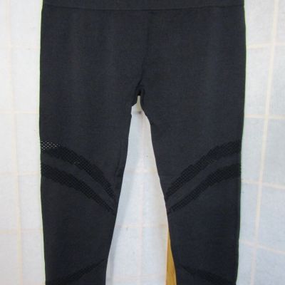 NWT Itzon Nadine West Black Mesh Panel Legging Polyester/Spandex Pants Women's M