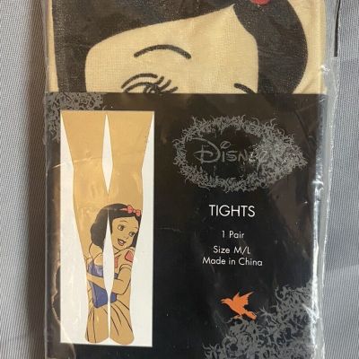 Disney Snow White Sheer Stockings Tights Women’s Size M/L NEW/Sealed