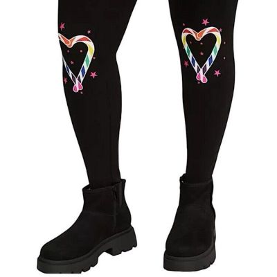 TORRID Candy Hearts Full Length Leggings NWT Size 2X