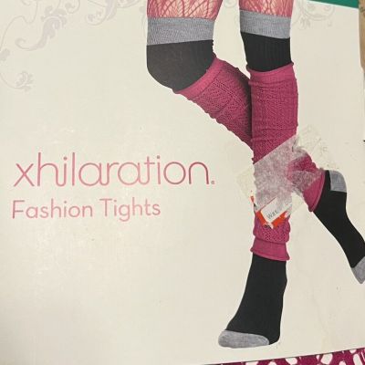 Fishnet Xhilaration Fashion Tights Cosmo Pink Size Sm/Med New