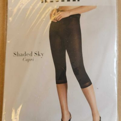 WOLFORD BLACK SHADED SKY CAPRI, SIZE Small NWOT