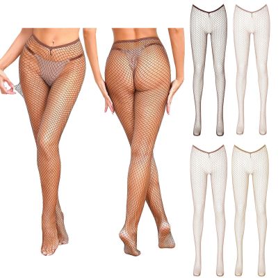 Women Tights Mesh Pantyhose See-Through Stockings 1 Pairs Stocking Ultra Sheer