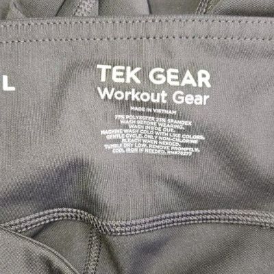Tek Gear  Workout Gear Leggings Black  Pockets Size L New without Tags