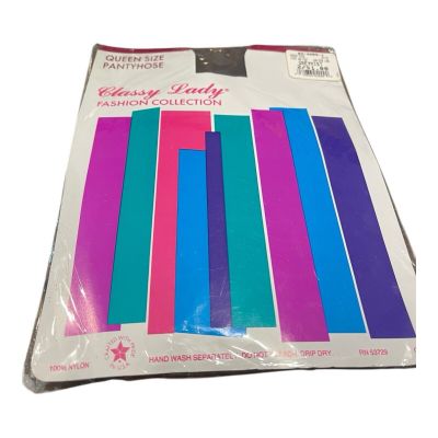 Classy Lady Ultra Sheer Panty Hose, Queen Size Greymist Color 1X-4x Hips 40”-52”