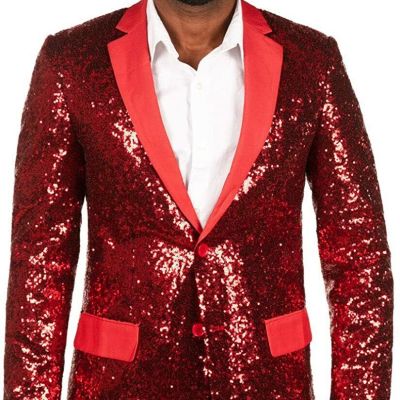 Tipsy Elves Men's Colorful Allover Sequin Blazers - Shiny Holiday New Years Ever