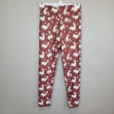 Dren Designs Lovely Llama Print Leggings Plus Size