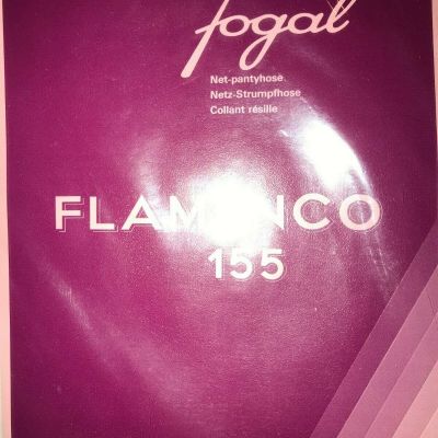 FOGAL 155 Flamenco Seamless Net Pantyhose Color: Amboise Size: Medium 155 - 08
