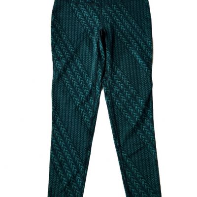 Aerie Sz M Leggings Chill Play Move 7/8 Activewear Pants Green NWT