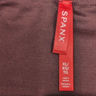 Spanx Women Size XL Faux Patent Leather Leggings Ruby Waist 30 Inseam 27