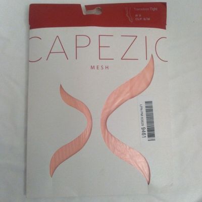 New Capezio Mesh Semi-Opaque Textured Transition Tight Pink S/M
