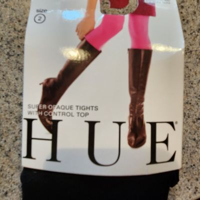 Hue Super Opaque Tights with Control Top Size 2 3 Different Colors
