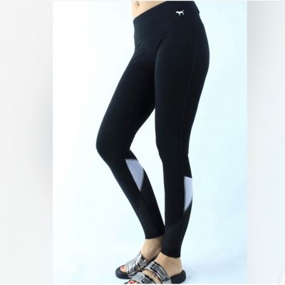 Victoria’s Secret PINK yoga pants leggings sheer and fishnet detail size XS