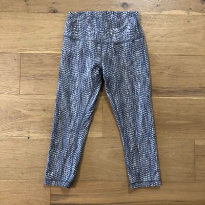 Lululemon Leggings Womens 8 Gray Wunder Under Workout Yoga Silver Arrow