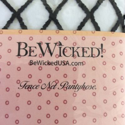 Be Wicked BW502 Fence Net Pantyhose One Size Costume Sexy 90# - 160# New BLACK