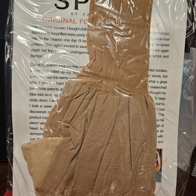 SPANX The Original Footless Control Top Pantyhose Womens Size B Nude BodyShaping